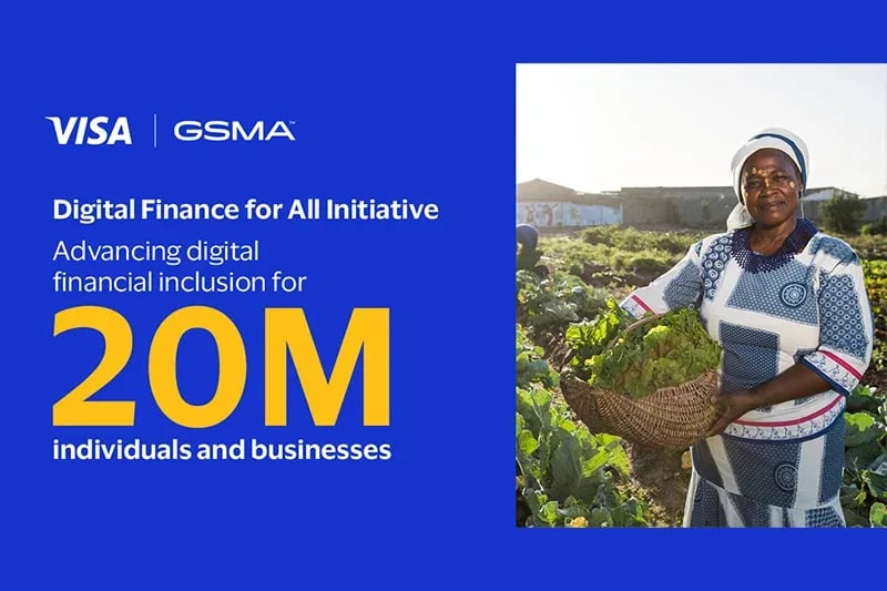 Visa and the GSMA Mobile for Development Foundation Launch Digital Finance for All Initiative