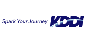 KDDI Slogan Logo 300x150