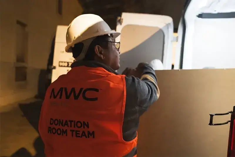 A second life awaits MWC Barcelona’s unwanted furnishings